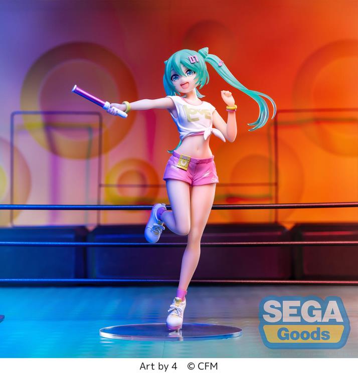 SEGA LUMINASTA FIGURE HATSUNE MIKU LIVE CHEERING SEGA LUMINASTA FIGURE HATSUNE MIKU LIVE CHEERING